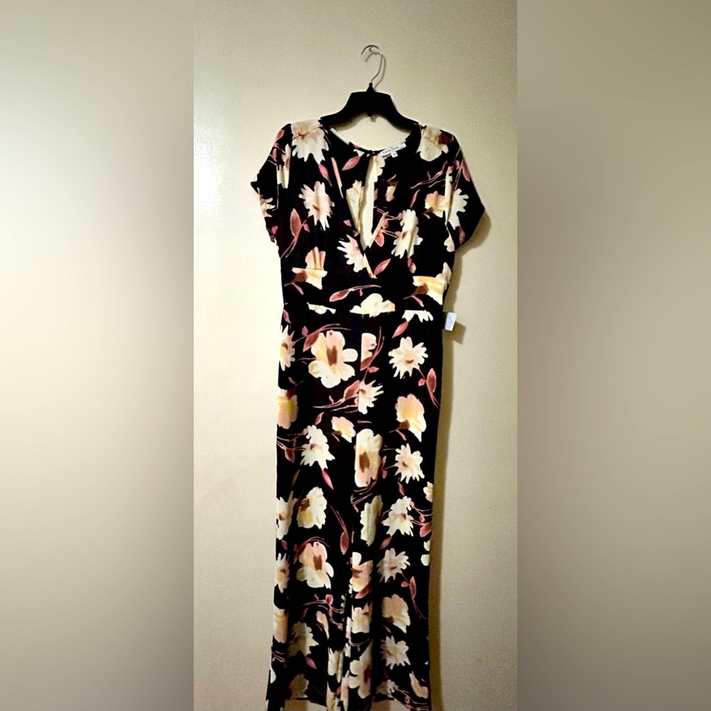 Nordstrom Velvet Torch V-neck jumpsuit